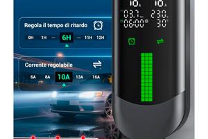 Caricatore Auto Elettrica 3,7 Kw 6-16A Tipo 2 IP65