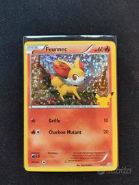 Carta Pokémon Feunnec 25th Set McDonald's Esclusiv