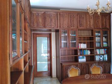 Studio in Mogano775x330x60 + tavolo 8posti