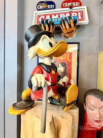 Statua in resina originale Disney Zio Paperone