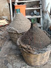 2 damigiane antiche
