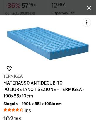 materassino anti decubito 