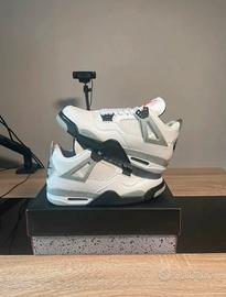 Jordan 4 White Cement