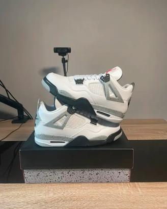 Jordan 4 White Cement