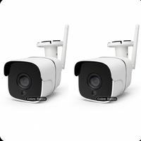 Set 2 Telecamere Wi-Fi Esterno HD - Visione Nottu 