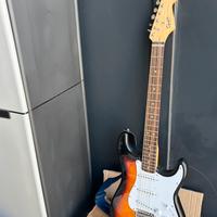 Chitarra eletrrica Fender Squier con custodia