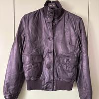 Giubbotto in pelle donna