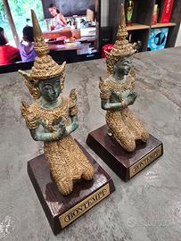 Statuette divinità Thailandesi Vintage 