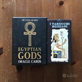Set Egyptian: mazzo di tarot + mazzo di oracoli