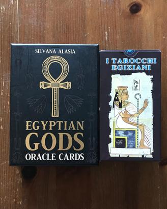 Set Egyptian: mazzo di tarot + mazzo di oracoli