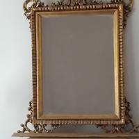 Grande specchio cornice dorata vintage