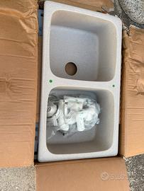 Lavabo con 2 vasche nuovo , marca LC