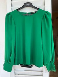 Blusa verde smeraldo Artigli taglia 42