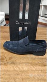 Campanile mocassino uomo scamosciato blu n 42 Abbigliamento e Accessori In vendita a Como