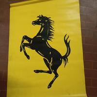 bandiera double-face plastificata Ferrari