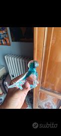 scultura in vetro soffiato di una foca