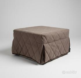 Pouf letto pieghevole salva spazio