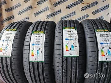 4 pneumatici nuovi 215 45 17 westlike