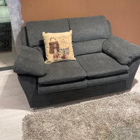 Divano 2 posti in tessuto alcantara Nuovo da espos