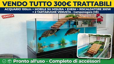Acquario+mobile+Filtro Heim 3+ 2 venusta+ riscalda