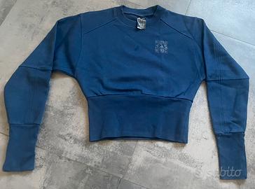 Felpa blu Adidas per Karlie Kloss taglia XS donna