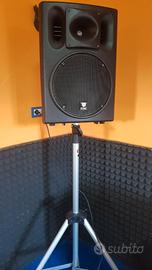 Coppia Casse Attive Etek 400W Bi-Amplificate