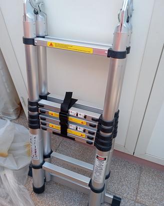 Scala telescopica in alluminio  MT 4,40