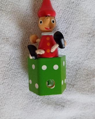 Pinocchio tempera matite in legno