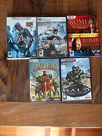 Lotto 5 Videogiochi PC Cult – Grandi Classici