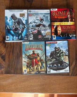 Lotto 5 Videogiochi PC Cult – Grandi Classici