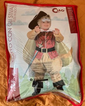 Costume gatto con gli stivali