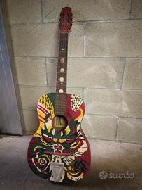 chitarra vintage arredamento