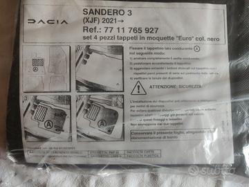 Tappetini Dacia Sandero Stepway 3° Serie 2024