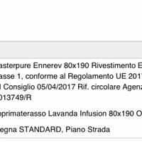 Materasso singolo Ennerev Masterpure memory