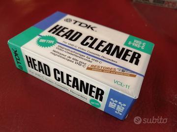 Cassetta puliscitestine VHS-C