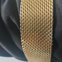 bracciale placcato oro a maglia    
