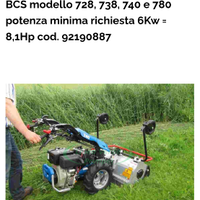 Trincia motocoltivatore BCS Bladerunner 75