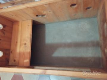 gabbia artigianale in legno 