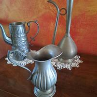 soprammobili in peltro vintage