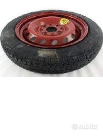 Ruotino da 13 pollici cerchio rosso , attacco Fia