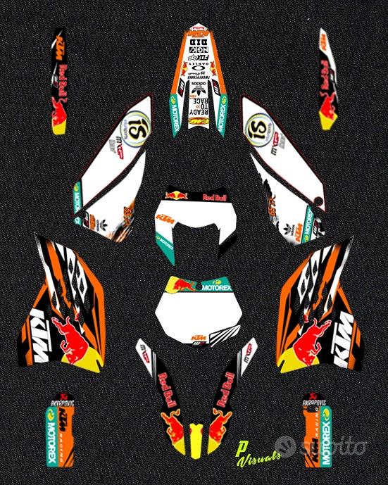 Kit Adesivi KTM Forcellone KTM EXC (08-15), SX-SXF (07-10) Blackbird