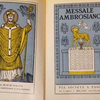 Messale Ambrosiano - Vintage Latino Italiano Raro