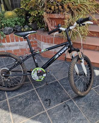 Bici mtb 20" btwin con forcella ammortizzata