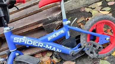 Bici per bambino Spiderman