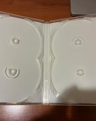 Custodia 4 DVD o 4 CD