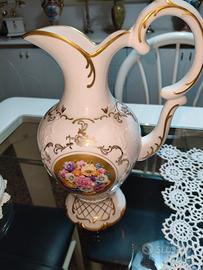 Brocca da lavabo antica in porcellana Limoges