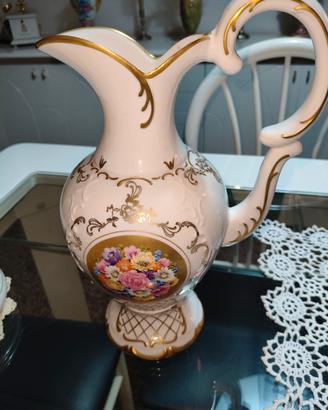 Brocca da lavabo antica in porcellana Limoges