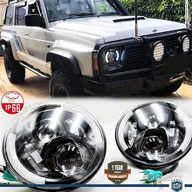 Coppia Fari FULL LED Nissan Patrol GR Angel Eyes