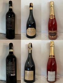 Collezione vini e champagne: lotto di 3 bottiglie