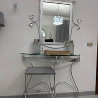 Console artigianale in ferro battuto